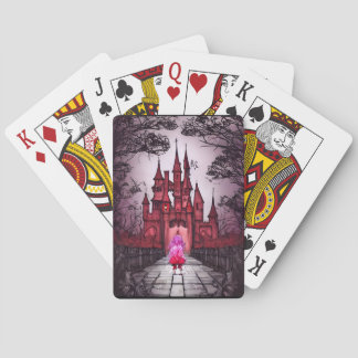 Jeu De Cartes Château Rouge Gothique