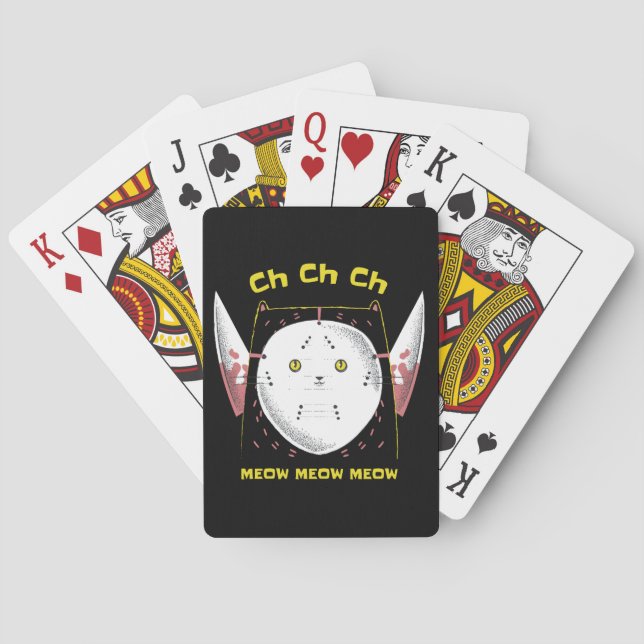 Jeu De Cartes Chaton parfaitement horrifiant (dos)