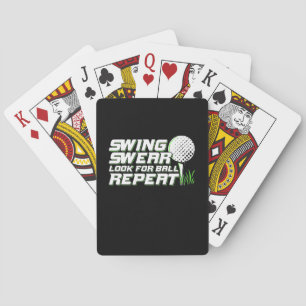 Jeu De Cartes Chaussure De Golfeur Chercher La Boule