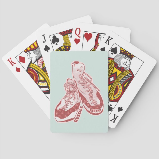 Jeu De Cartes Chaussure escalade de roche (dos)