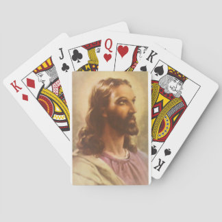 Jeu De Cartes Chef du Christ par Warner Sallman
