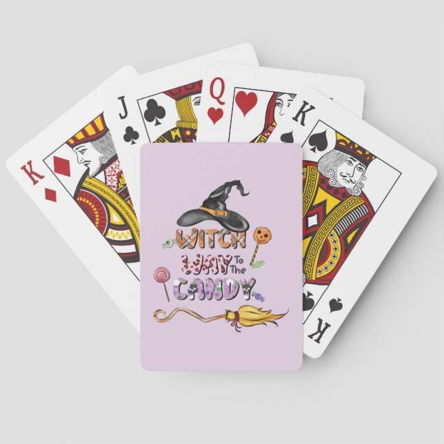 Jeu De Cartes Chemin de sorcière vers le bonbon (dos)