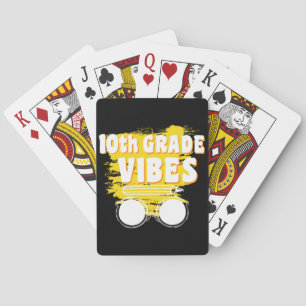 Jeu De Cartes Chemise Retour à l'école 10e année Vibes Premier J