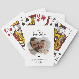 Jeu De Cartes Cher papa   Fête des pères de coeur photo moderne
