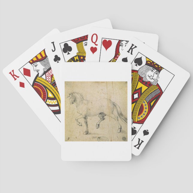 Jeu De Cartes Cheval, 1503 (à l'encre sur le papier) (dos)