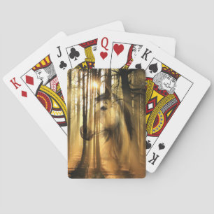 Jeu De Cartes Cheval dans les bois ensoleillés