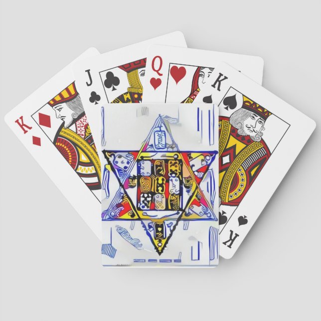 Jeu De Cartes Cheval de guerrier 'Liber Razielis Oraculis' (dos)