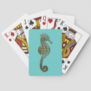 Jeu De Cartes Cheval de mer Cute Cadeau animal marin