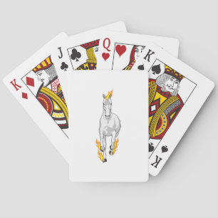Jeu De Cartes Cheval en flamme