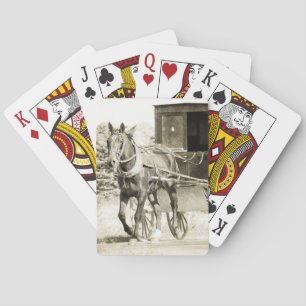 Jeu De Cartes Cheval et Buggy Sepia