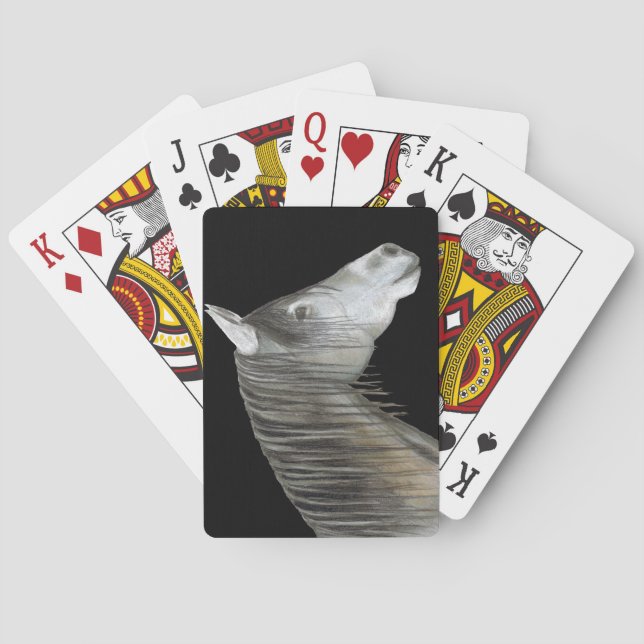Jeu De Cartes Cheval gris (dos)