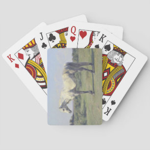 Jeu De Cartes Cheval gris en champ (par Rosa Bonheur)