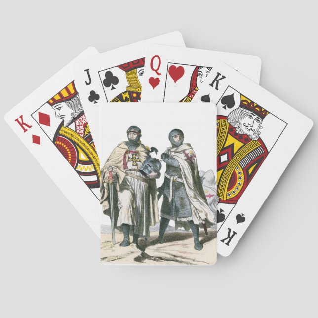 Jeu De Cartes Chevaliers Teutoniques (dos)