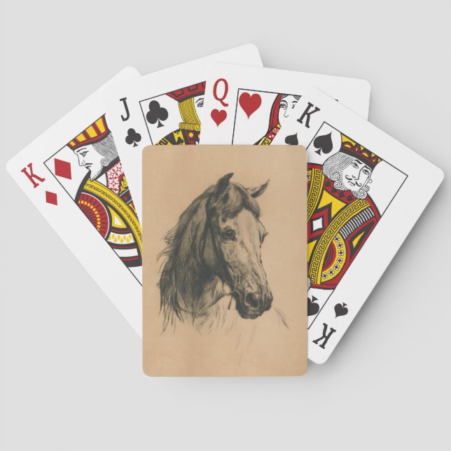 Jeu De Cartes Cheval's Head (par Heywood Hardy) (dos)