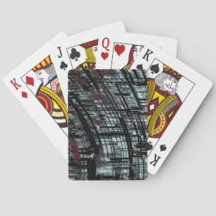 Jeu De Cartes Chevauchement de coutures étroites et linéaires in