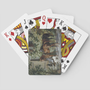 Jeu De Cartes Chevaux à la Porche (par Albrecht Adam)