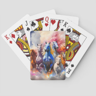 Jeu De Cartes Chevaux d'art