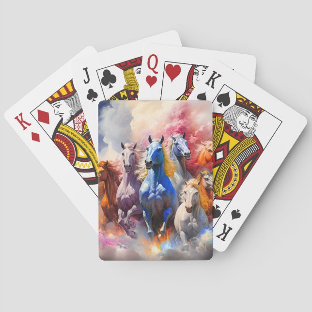 Jeu De Cartes Chevaux d'art (dos)