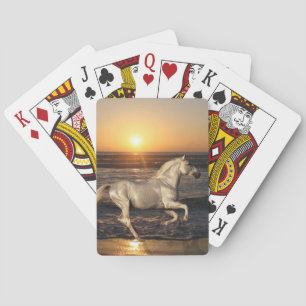 Jeu De Cartes Chevaux de fantasy : Coucher de soleil
