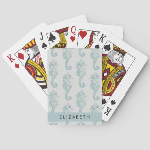 Jeu De Cartes Chevaux de mer tropicaux, Motif hippocampe, Votre 