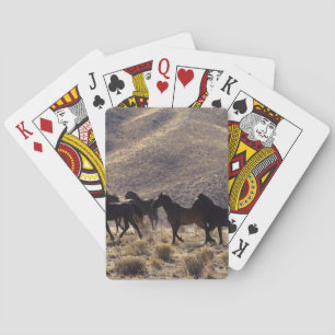 Jeu De Cartes Chevaux Mustang sauvages dans le désert 1