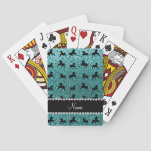 Jeu De Cartes Chevaux nommés personnalisés de parties