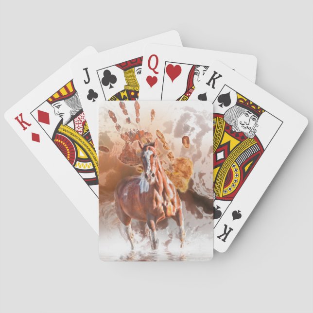 Jeu De Cartes Chevaux sauvages MAINS SAUVAGES (dos)