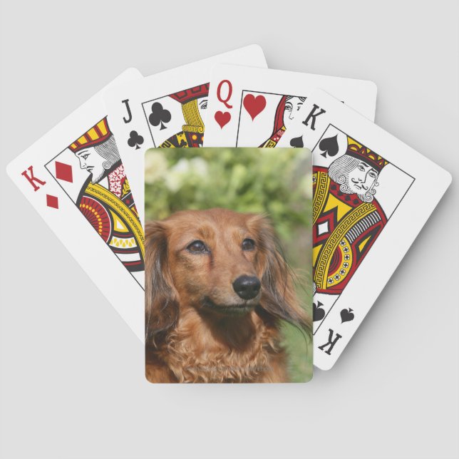 Jeu De Cartes Cheveux miniature rouge (dos)
