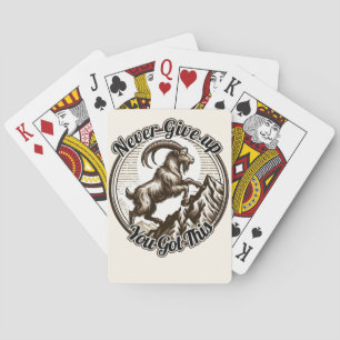 Jeu De Cartes Chèvre de montagne grimpeuse Capricorne Ne jamais 