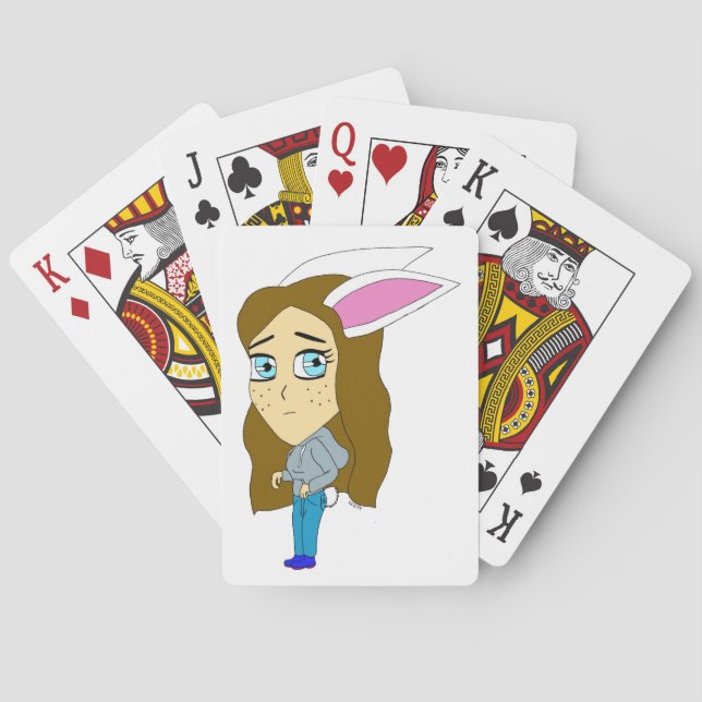Jeu De Cartes chibi bunnygirl (dos)