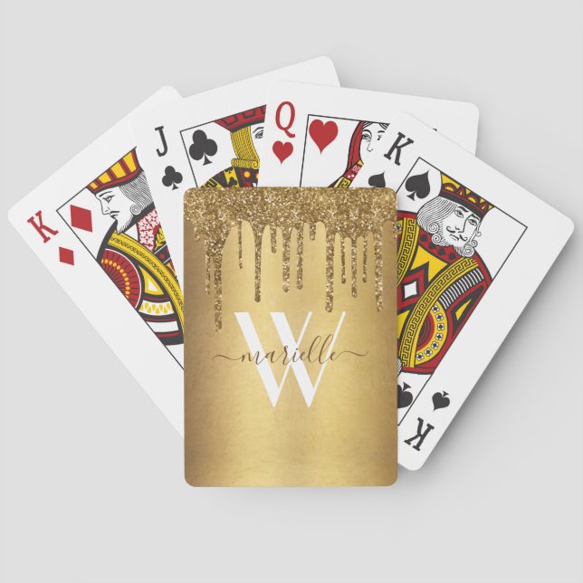 Jeu De Cartes Chic Gold Parties scintillant Drivers Étincelles N (dos)