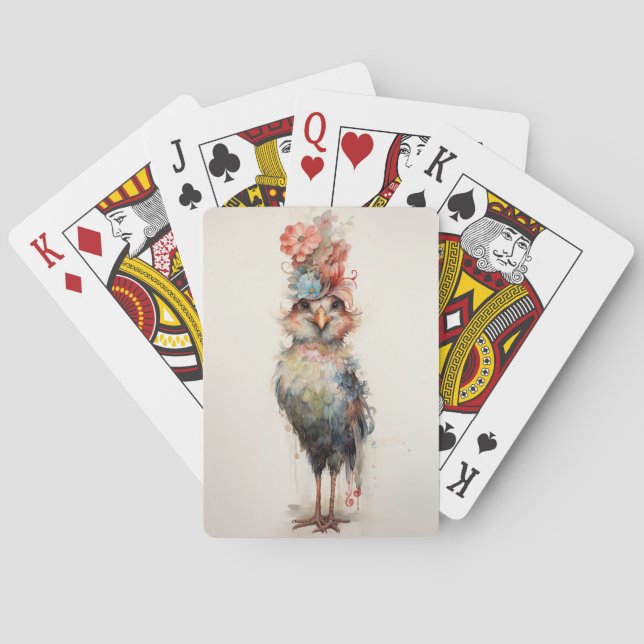 Jeu De Cartes Chick Abstrait (dos)