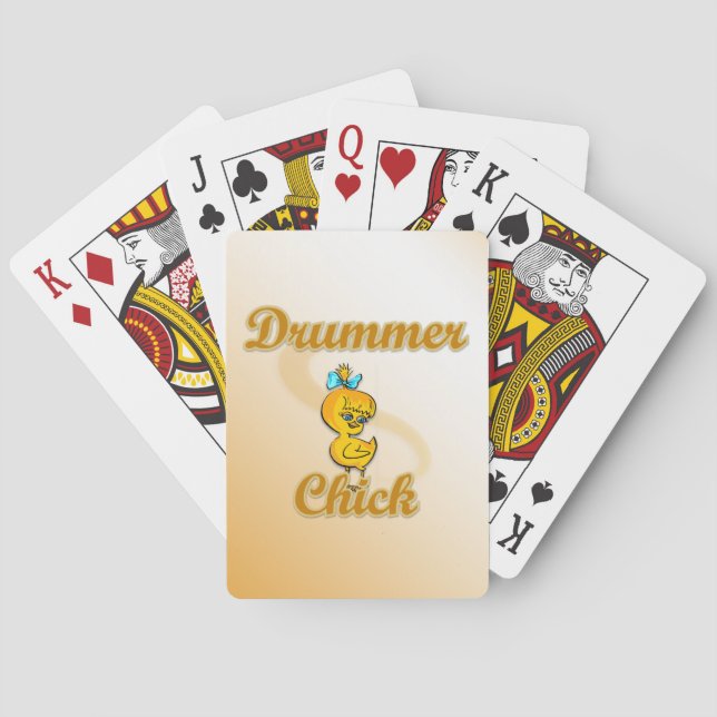 Jeu De Cartes Chick batteur (dos)
