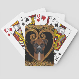 JEU DE CARTES CHIEN BOXER