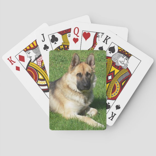 Jeu De Cartes Chien chiot allemand (dos)