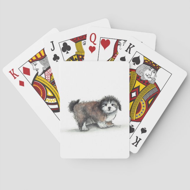 Jeu De Cartes Chien chiot Shih tzu, Animal de compagnie (dos)