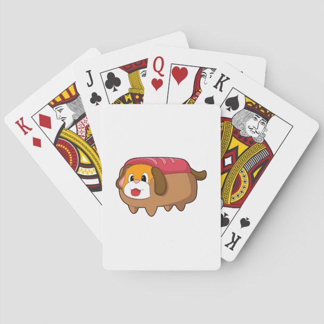 Jeu De Cartes Chien dans Hotdog (dos)