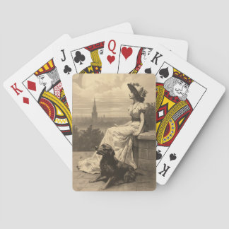 Jeu De Cartes "Chien Days of Summer" Cartes de jeu personnalisée