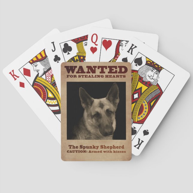 Jeu De Cartes Chien de berger allemand (dos)
