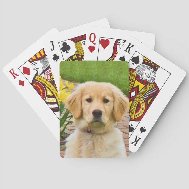 Jeu De Cartes Chien de golden retriever (dos)