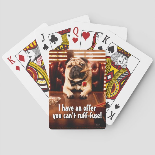 Jeu De Cartes Chien de homard (dos)