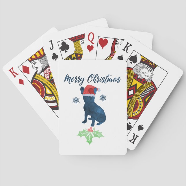 Jeu De Cartes Chien de Noël (dos)