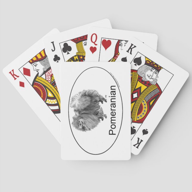 Jeu De Cartes Chien Poméranie Eruo (dos)