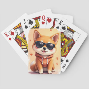 Jeu De Cartes Chien Shiba Inu drôle Kawaii