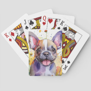 Jeu De Cartes Chien-taureau français Jouer aux cartes