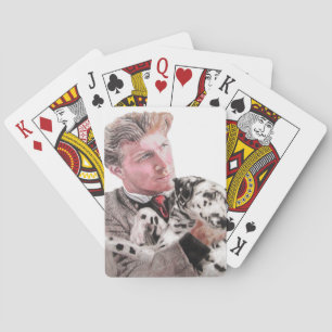 Jeu De Cartes Chiens de Dalmatie Chien mignon Pot animal