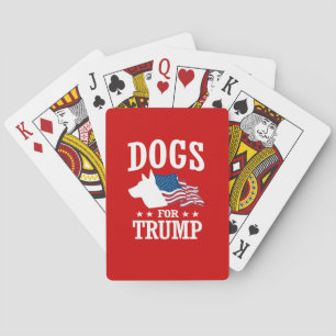 JEU DE CARTES CHIENS POUR TRUMP