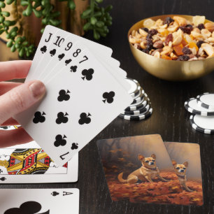 Jeu De Cartes Chihuahua à l'automne Leaves automne Inspire
