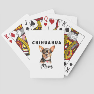 Jeu De Cartes Chihuahua Maman Joue Aux Cartes