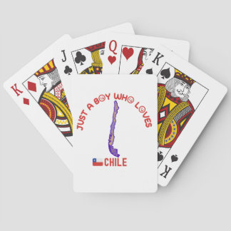 Jeu De Cartes Chili Pays d'Amérique du Sud